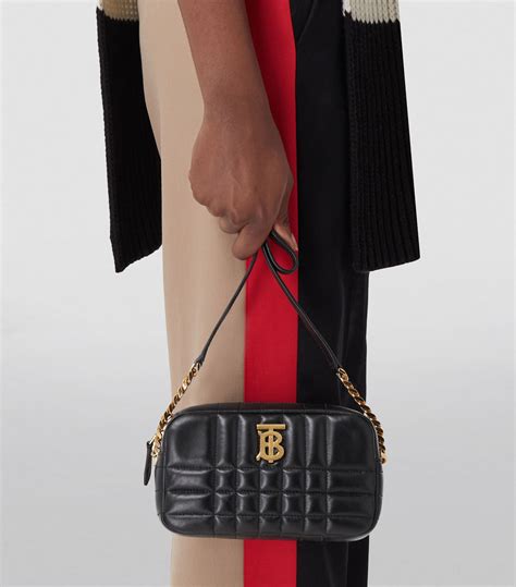 burberry mini kamila cotton & silk top|Mini Lola Camera Bag in Black .